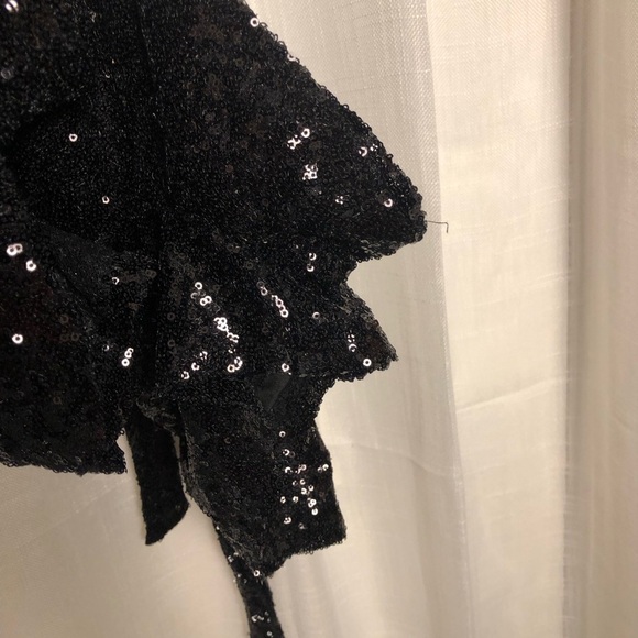 VENUS Elegant Black Sequin Romper size 8 - Picture 13 of 15